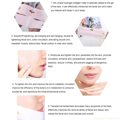 Face Lifting Slim Mask Facial Chin Cheek Slimming Lift Up V Shaper Bandage Skin Care Beauty Health Массажер Для Лица