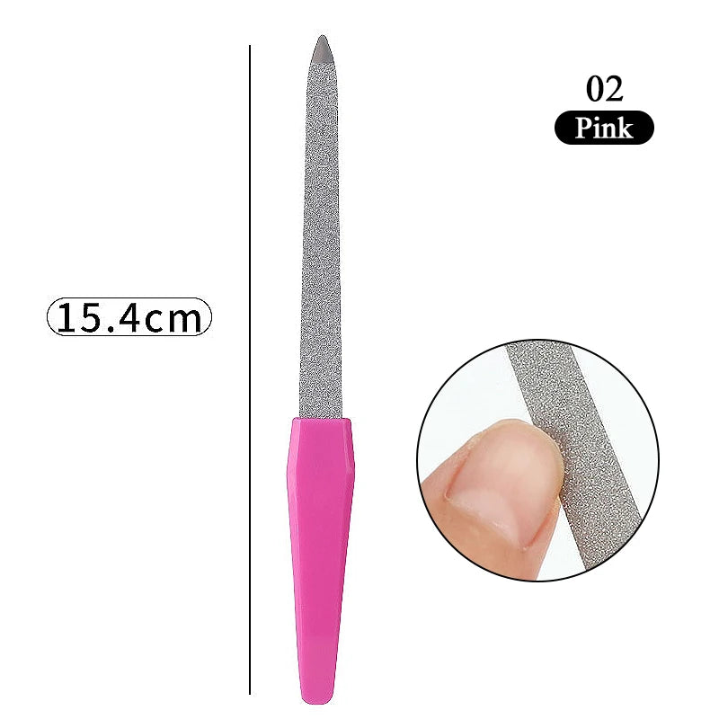 s Double-ended Stainless Steel Cuticle Pusher Dead Skin Push Remover For Pedicure Manicure Nail Art Cleaner Care Tool