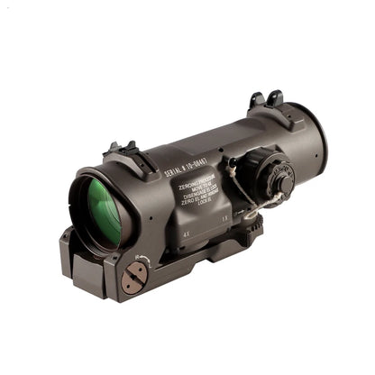 1x-4x Fixed Dual Purpose Rifle Scope Red illuminated Red Dot Sight  Rifle Hunting Shooting Red Dot Sight