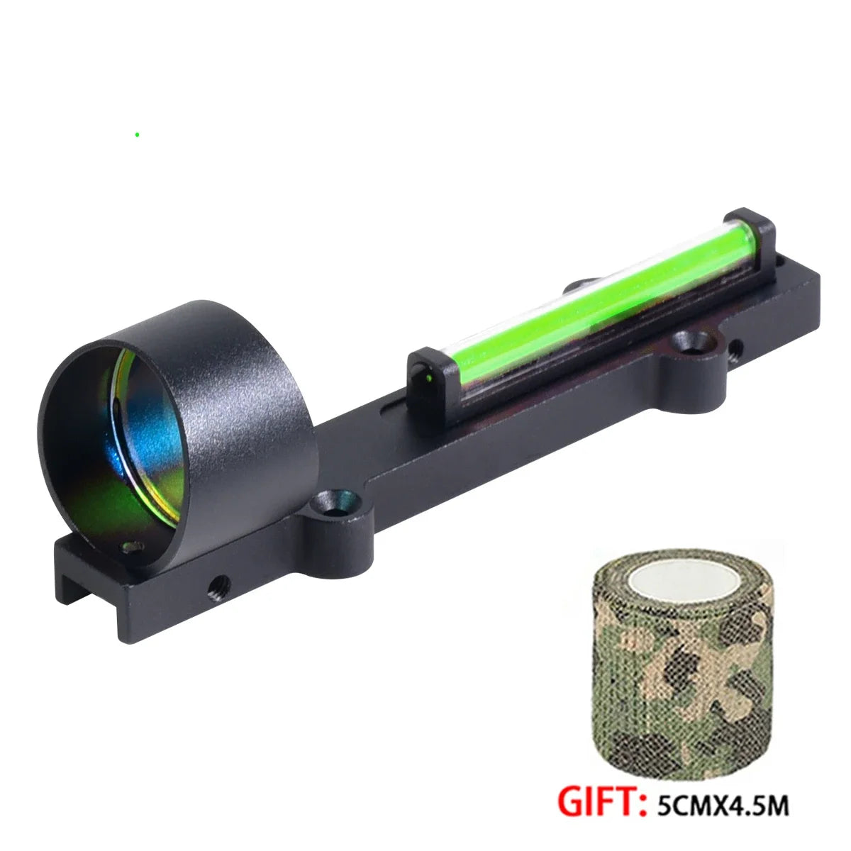 1x28 Red Dot Sight Fiber Optic Airsoft Tactical Scopes Compact Riflescopes Collimator  Hunting 11mm Rail Mount