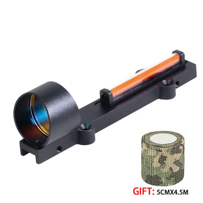 1x28 Red Dot Sight Fiber Optic Airsoft Tactical Scopes Compact Riflescopes Collimator  Hunting 11mm Rail Mount