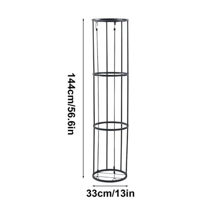 PC 2/3 Layer Easy to Assemble Wall-Mounted/Vertical Ball Organizer Vertical