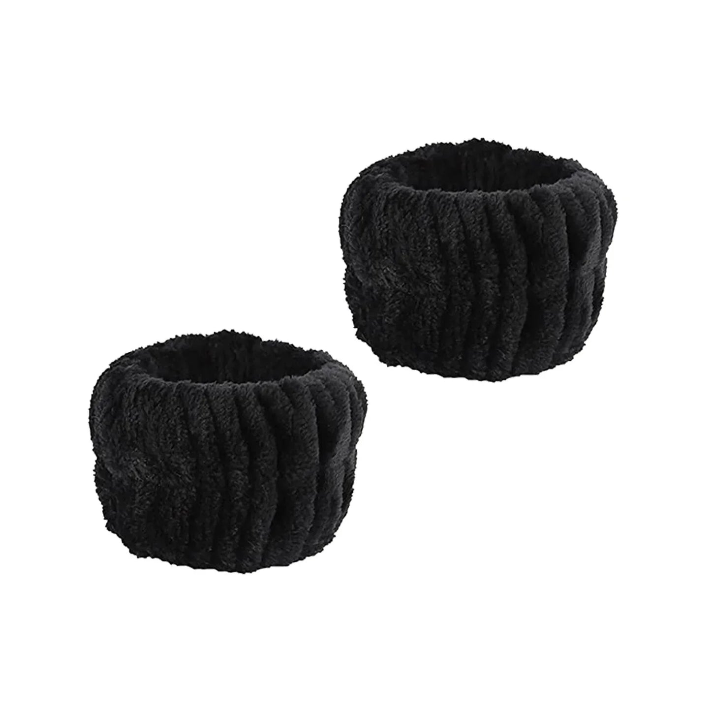 2-3PCS Spa Headband and Wristband Set Knitted Design Makeup Towel Suitable  Face Washing Makeup Showering and Skin Care Tools