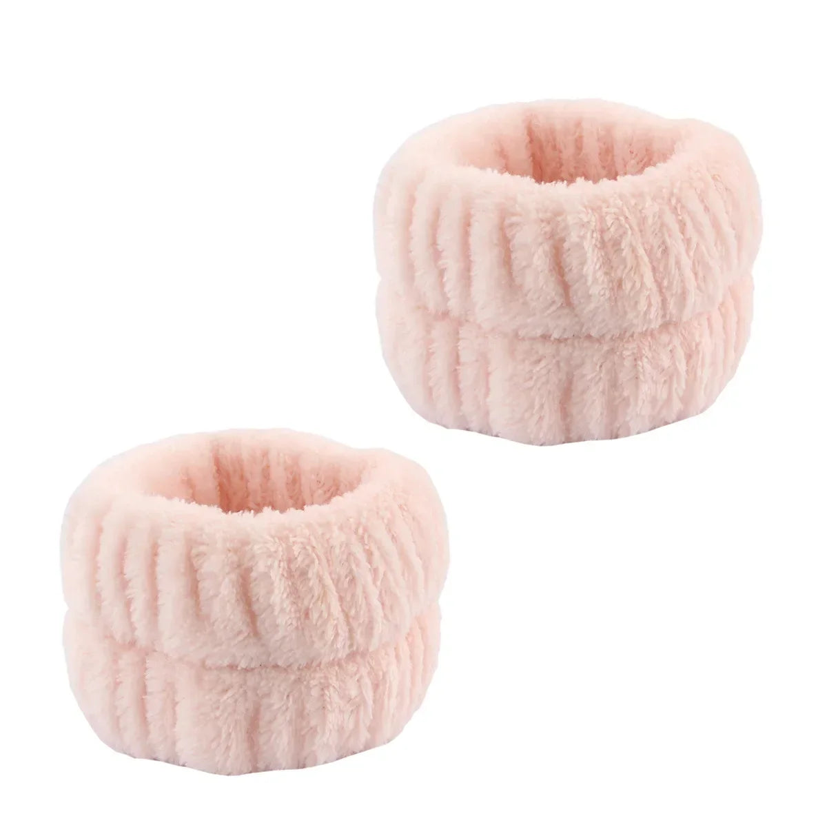 2-3PCS Spa Headband and Wristband Set Knitted Design Makeup Towel Suitable  Face Washing Makeup Showering and Skin Care Tools