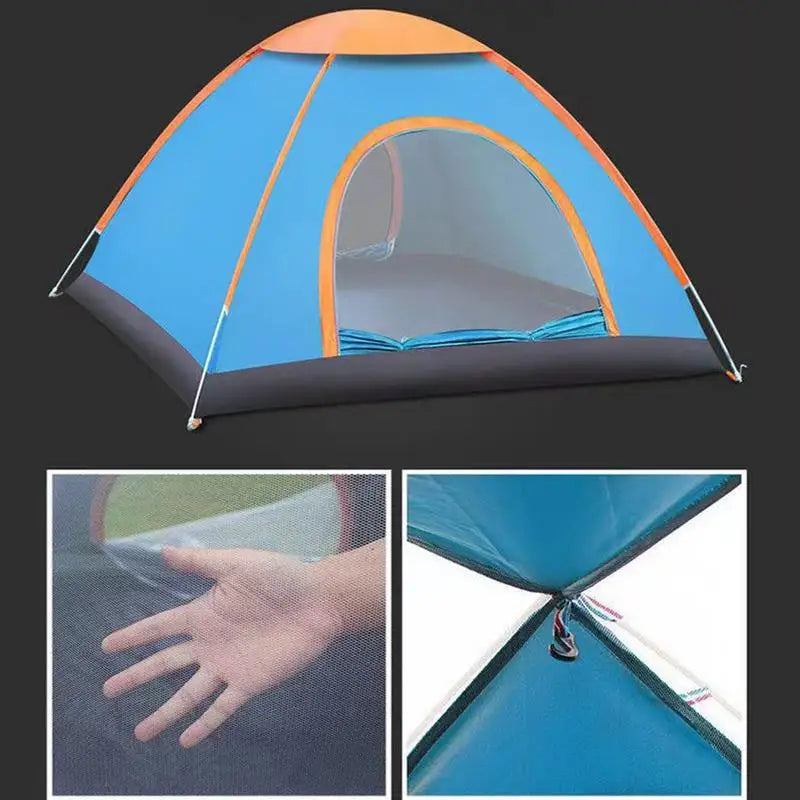 PC 2-3Person Camping Tent Ultralight Waterproof Trekking Tent Dome Tent Hik