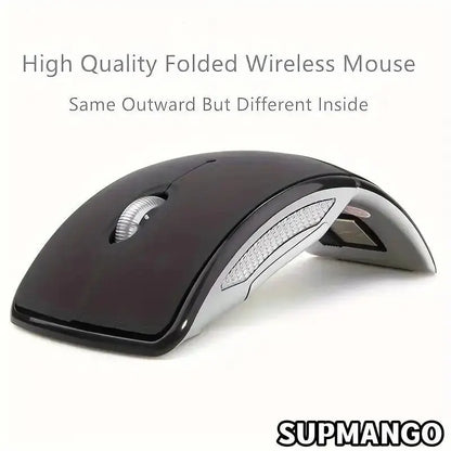 PC 2.4G Wireless Mouse Portable Computer Foldable Mouse Mini FoldMice For Laptop PC Desktop Ergonomic USB Mouse