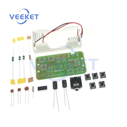 2.7--3.3V Radio Practice Kit FM Stereo Radio Kit DIY Electronic Components Low Power Consumption 76-108Mhz For Practice Solder