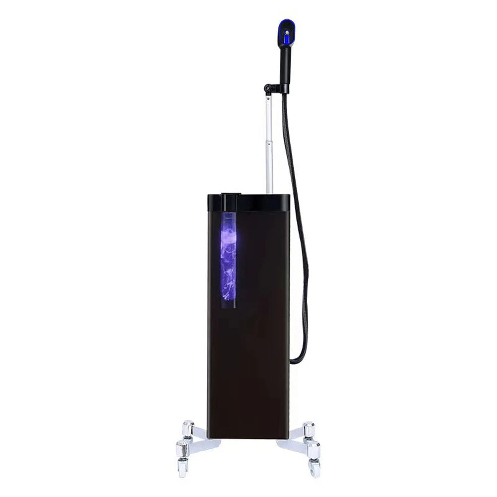 PC 2 In 1 Humidifier Facial Shampoo Hair Steamer Rolling Stand Hooded Hair Dyeing Coloring Perming Conditioning Salon Spa Steamer