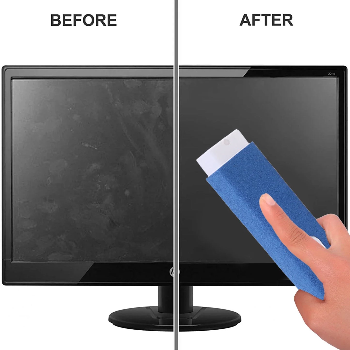 2 In 1 Multifunction Screen Cleaner Spray Bottle Reusable Phones Tablet PC Laptop Screen Dust Remover Microfiber Cleaners