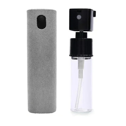 2 In 1 Screen Cleaner Spray Bottle Multifunction Mobile Phone Tablet PC Laptop Screen Dust Remover Microfiber Wiper Cleaner Tool