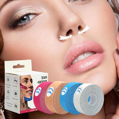 2 Rolls Nose Up Lifting Bridge Shaper 2.5cm*5m No Pain Nose Shaping Nasal Splint Tape For Women Girls Beauty Tools