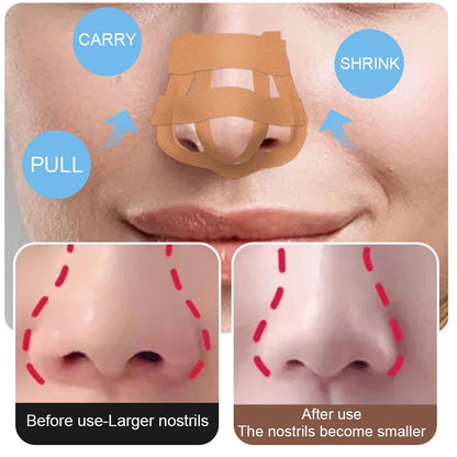 2 Rolls Nose Up Lifting Bridge Shaper 2.5cm*5m No Pain Nose Shaping Nasal Splint Tape For Women Girls Beauty Tools