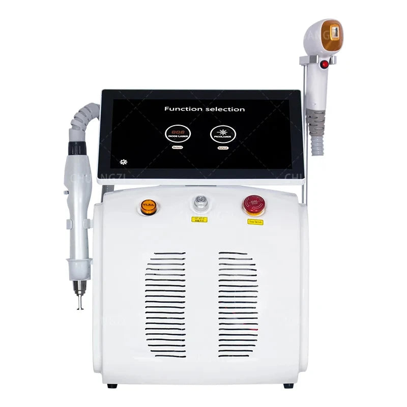 2 in1 Diode And Picosecond 808NM Hair Removal Machine With 3 Wavelength Tattoo Removal Epilator Equipment 755nm 808nm 1064nm