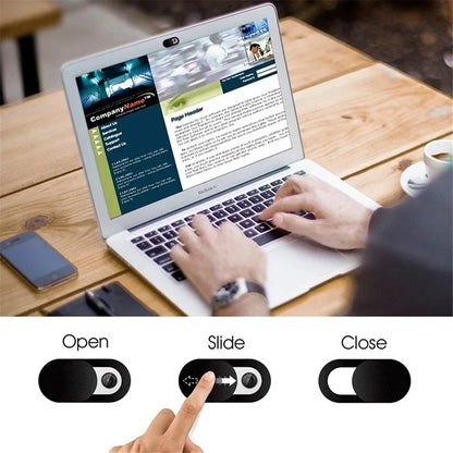 PC 20/10/5pcs Sliding Webcam Cover Laptop Camera Cover Slider Phone Antispy For iPad PC Macbook Tablet lenses Privacy Sticker