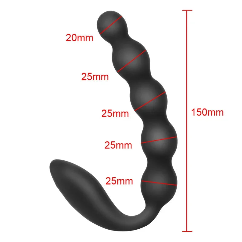 Gtooza20-25mm Anal Beads  Vibrators  Women Vaginal Balls Men Prostate Massager Dildos Female Masturbator Wireless Sex Toys gtooza.com