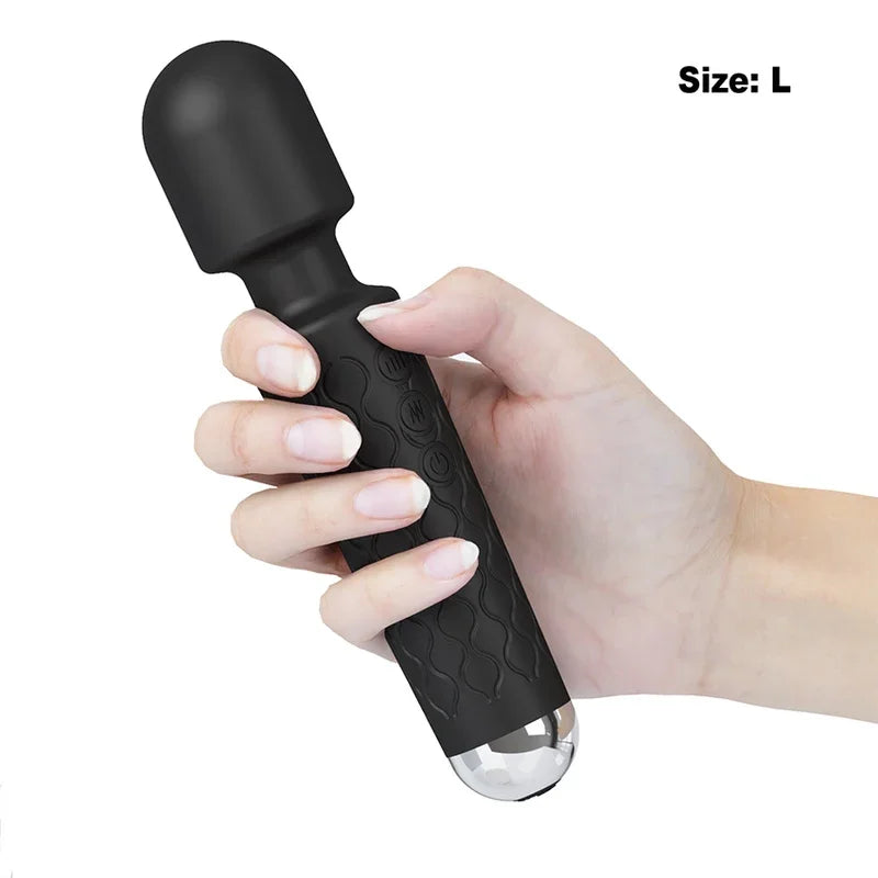 Gtooza20 Modes Powerful Vibration Mini Vibrator Sex Toys AV Magic Stick Massager Clitoris G-Spot Vibrators  Women Erotic Adults 18