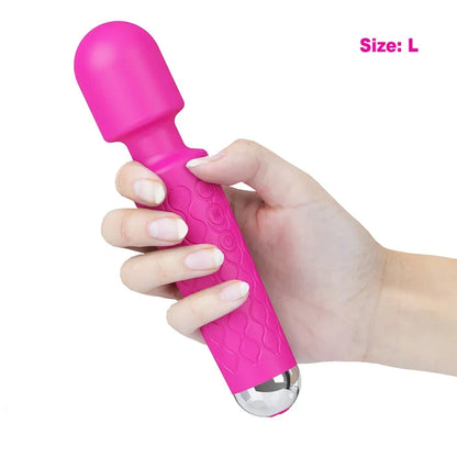 Gtooza20 Modes Powerful Vibration Mini Vibrator Sex Toys AV Magic Stick Massager Clitoris G-Spot Vibrators  Women Erotic Adults 18