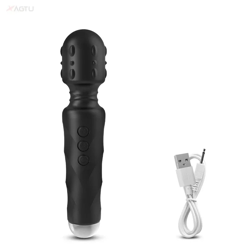 20 speeds powerful dildo vibrator female AV Magic Wand massager G spot clitoris stimulator adult sex toys  women masturbator