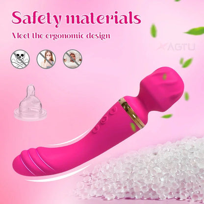 Gtooza_20 speeds powerful dildo vibrator female AV massager wand G spot clitoris  women stimulator adult sex toys masturbator gtooza.com