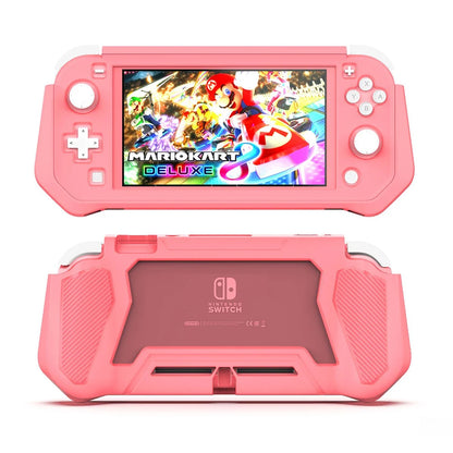 2021 NEW for Nintend Switch Lite Full Body Ergonomic Non-slip Shell Case Cover Guards For Nintendo Switch Lite Mini Console Pink