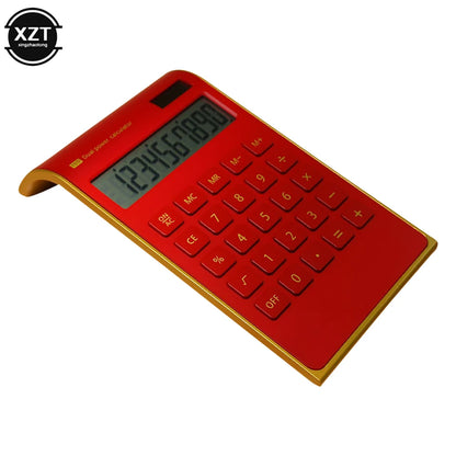 PC2022 Hot Sale Creative Slim Portable mini 10 digital Calculator Solar Ene