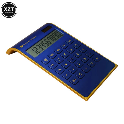 PC2022 Hot Sale Creative Slim Portable mini 10 digital Calculator Solar Ene