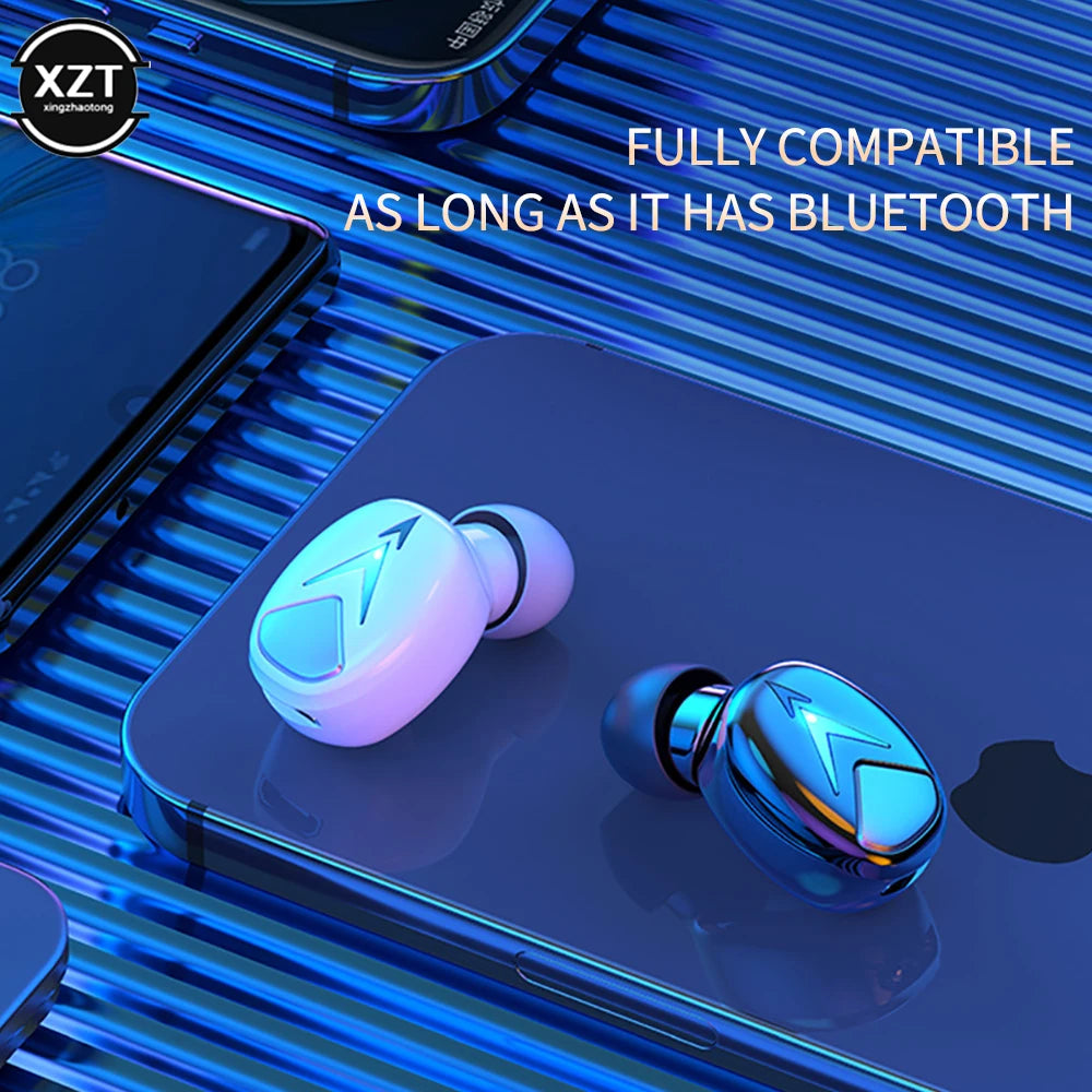 PC2023 Mini Invisible Bluetooth 5.0 Headphone TWS Wireless Sports Earphone