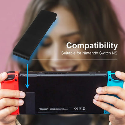 2023 New 1PC For Nintendo Switch Console Back Bracket NS Back Cover Support Tripod Durable White Blue ABS Material Phone Holder