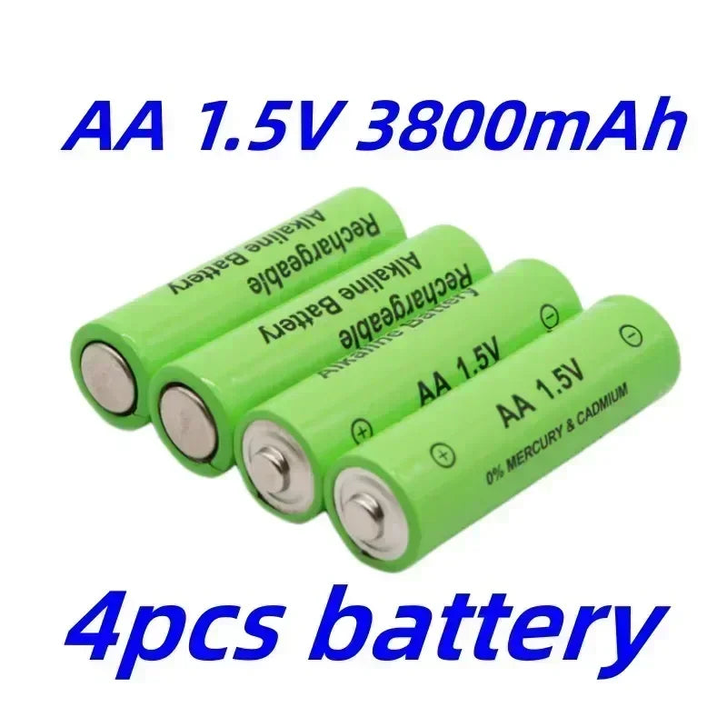 PC 2024 1.5V AA Battery 3800mAh Rechargeable battery NI-MH 1.5 V AA Batteries  Clocks mice computers toys so on