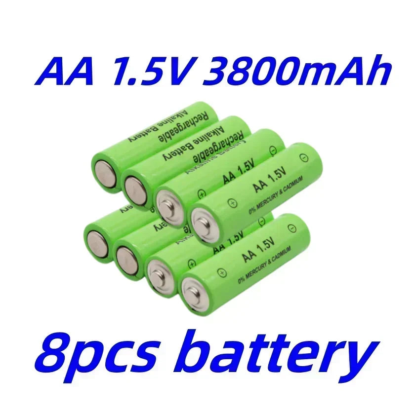 PC 2024 1.5V AA Battery 3800mAh Rechargeable battery NI-MH 1.5 V AA Batteries  Clocks mice computers toys so on