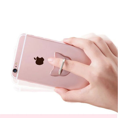 PC 2024 360 Degree Mouse Shape Finger Ring socket Mobile Phone Holder Stand For iPhone  oneplus socket For all Sm phone