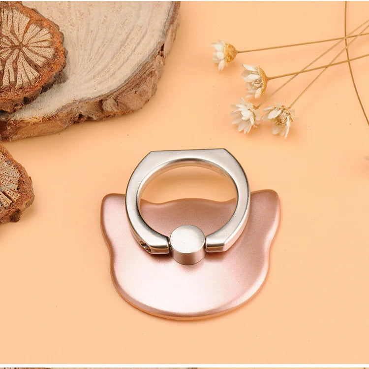 PC 2024 360 Degree Mouse Shape Finger Ring socket Mobile Phone Holder Stand For iPhone  oneplus socket For all Sm phone