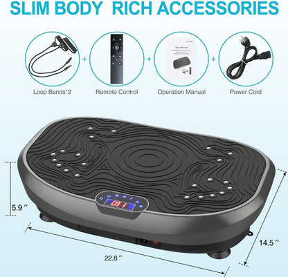 PC 2024 Hot Sale Whole Body Workout Power Vibration Plate Exercise Machine