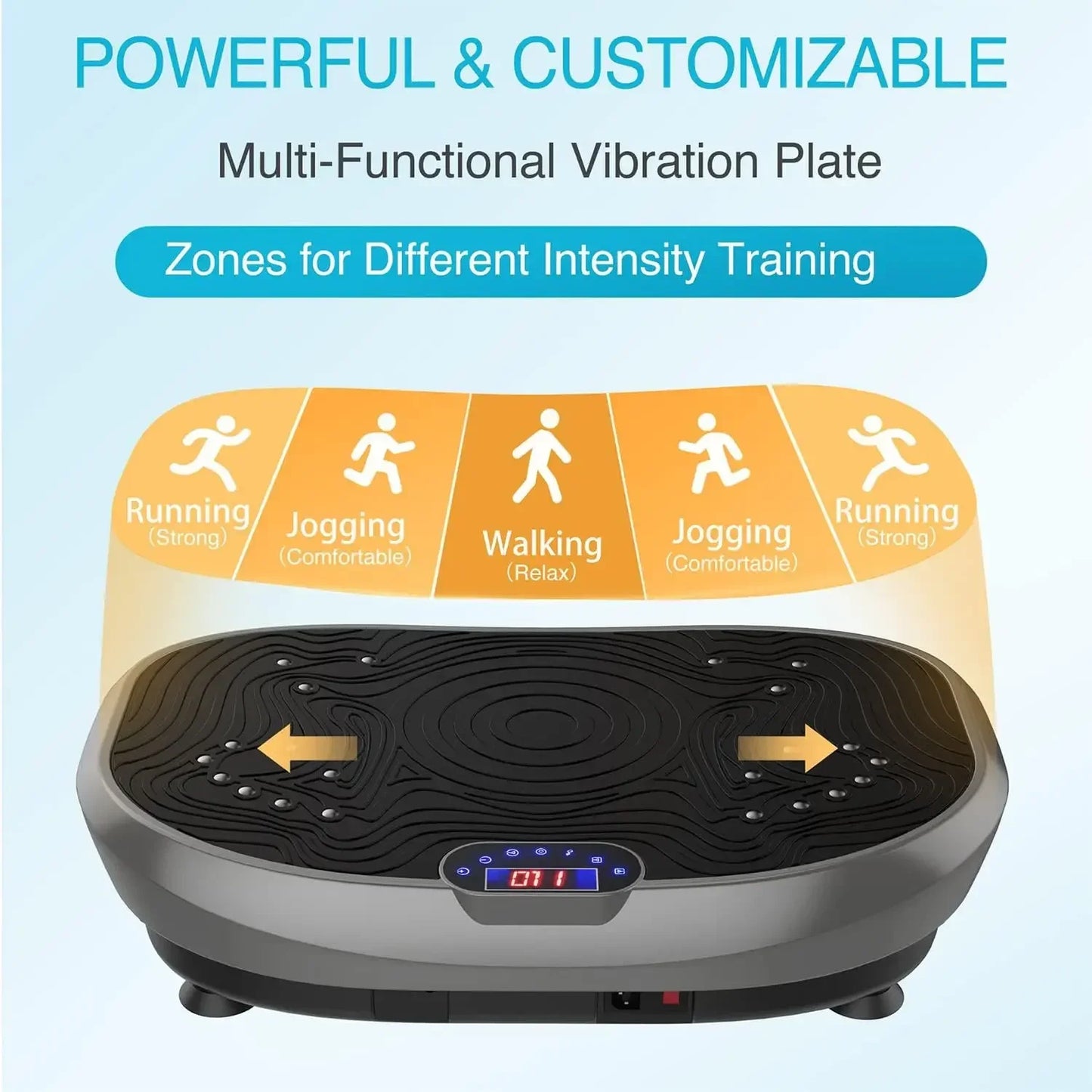 PC 2024 Hot Sale Whole Body Workout Power Vibration Plate Exercise Machine