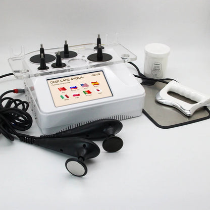 2024 NEW Portable 448KHZ INDIBA RF Tecar Therapy RET CET Diathermy Body Sliming Machine Pain Relief Skin Tightening Deep Care