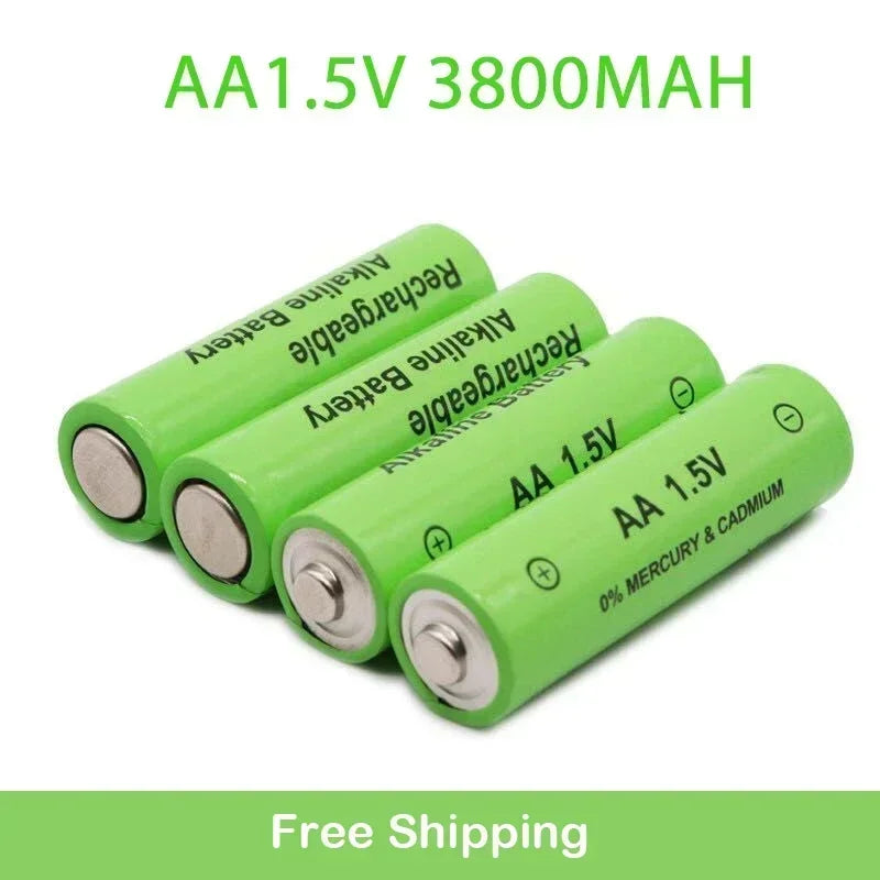 PC 2024 New AA Battery 3000 MAh Rechargeable Battery NI-MH 1.5 V AA Battery  Clocks, Mice, Computers, Toys So on Toys