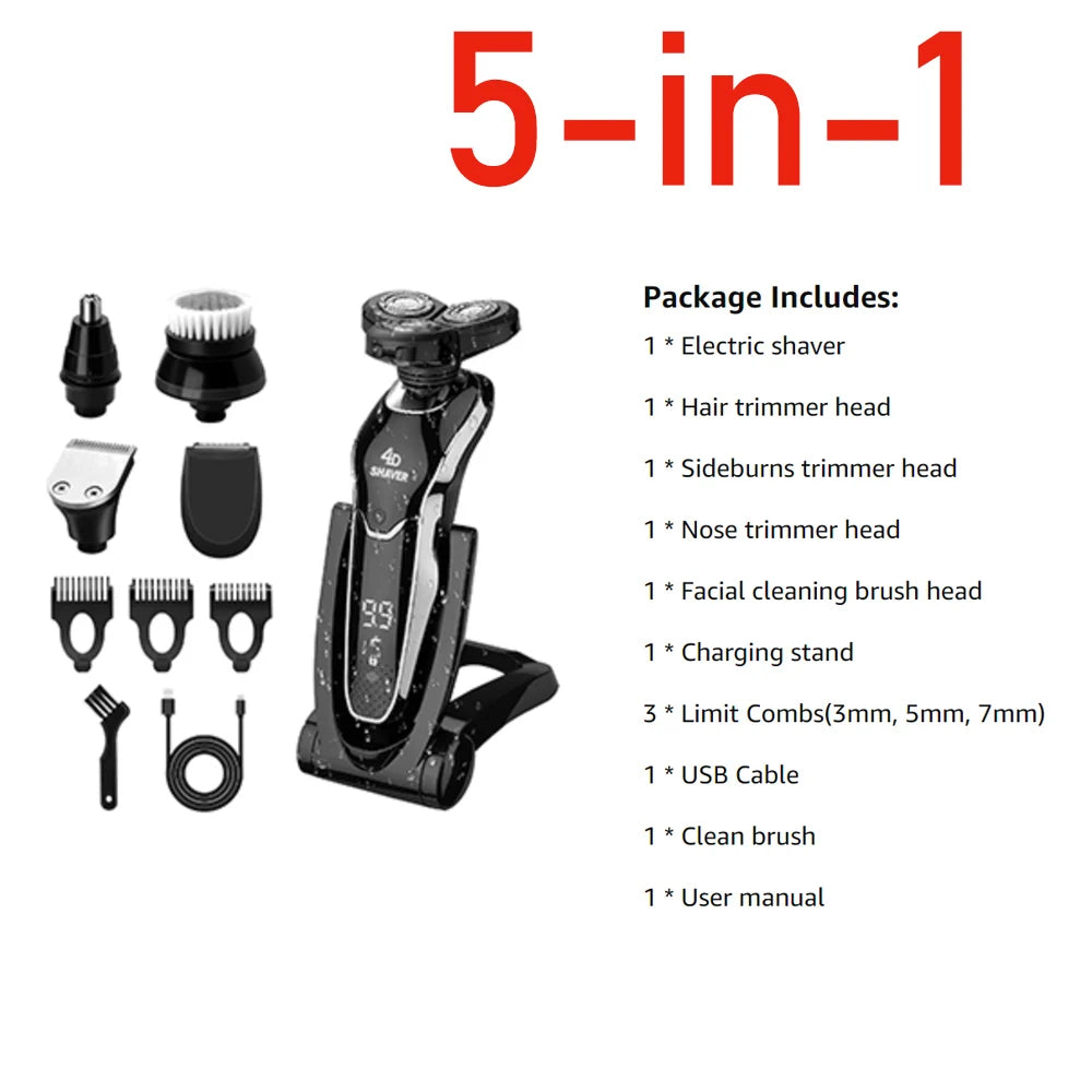 PC 2024 New Hair Cutting Machine Men's Electric Shaver Rechargeable Hair Tr