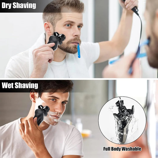 PC 2024 New Hair Cutting Machine Men's Electric Shaver Rechargeable Hair Tr