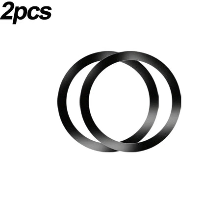 PC 2024 Stainless Steel Universal Magnetic Metal Plate Ring For Magsafe Wireless Charger Iron Sheet Sticker Magnet Car Phone Holder