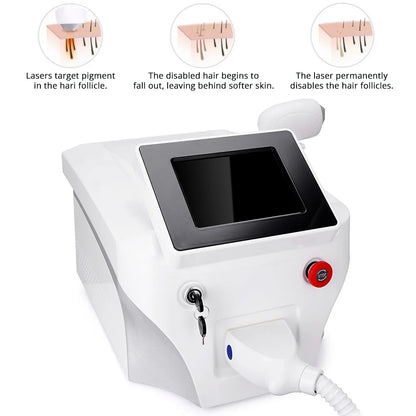 PC 2024 new 3 wavelength 808nm 1064nm 755nm laser Painless hair removal Per