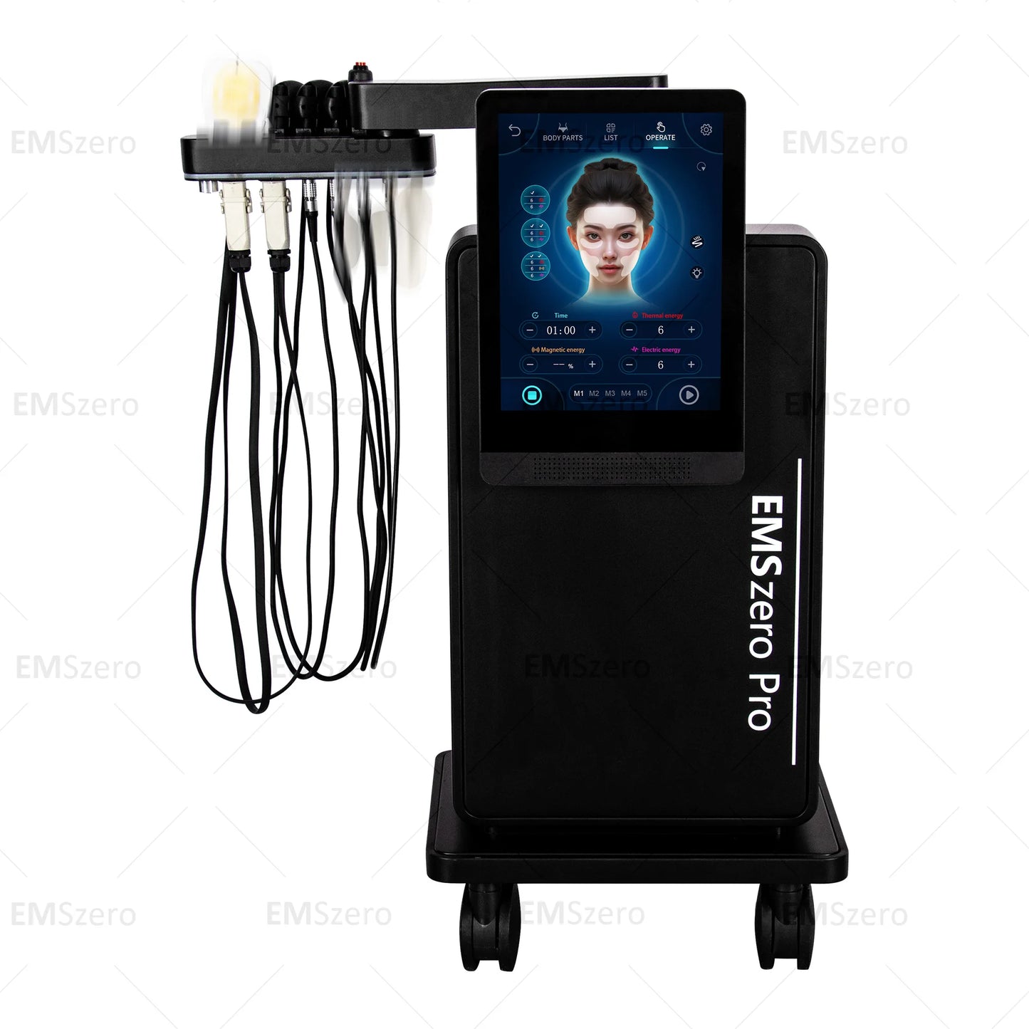 2025 Facial Electrical Stimulation Emrf Face Ems RF Wrinkle Removal Machine PEFACE Carving Face Mask Massager