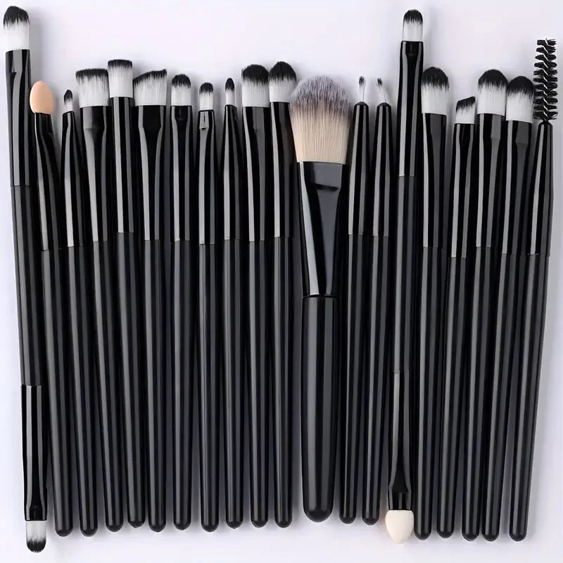 20PCS Makeup Brushes Set Eyeshadow Foundation Concealer Blending Blush Brush Soft Fluffy Kabuki Christmas Gift Women Beauty Tool