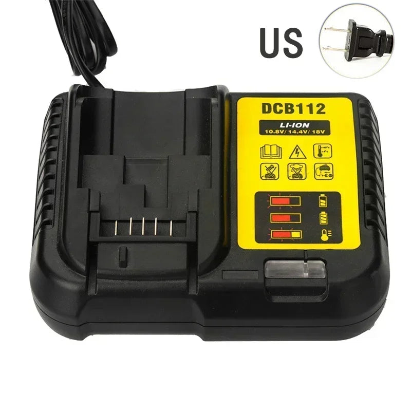 20V 5Ah 6Ah DCB200 Replacement Li-ion Battery for DeWalt DCB205 DCB201 power Tool set 20Volt 20 v Batteries 6000mah Battery