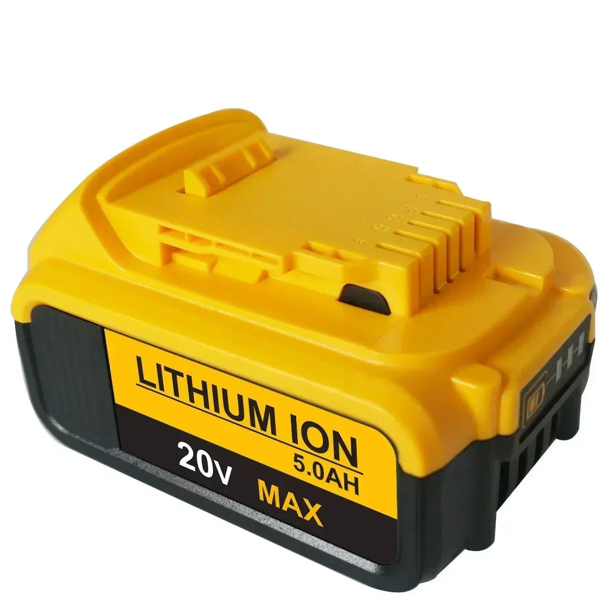 20V 5Ah 6Ah DCB200 Replacement Li-ion Battery for DeWalt DCB205 DCB201 power Tool set 20Volt 20 v Batteries 6000mah Battery