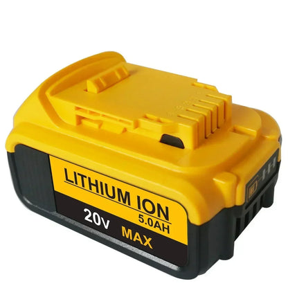 20V 5Ah 6Ah DCB200 Replacement Li-ion Battery for DeWalt DCB205 DCB201 power Tool set 20Volt 20 v Batteries 6000mah Battery