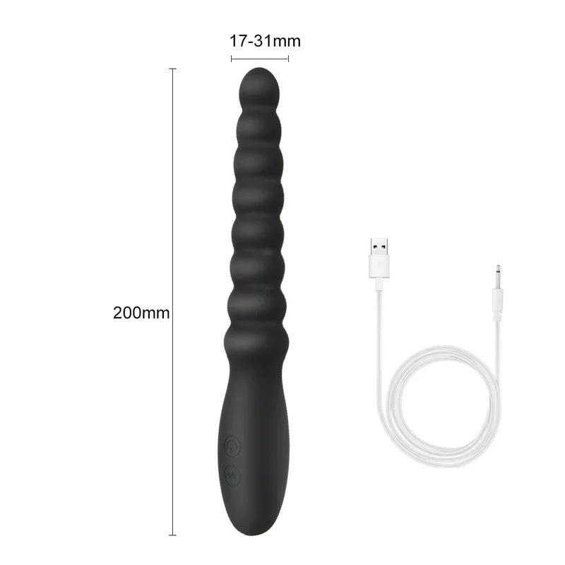 Gtooza20cm Stick Vibrators  Women Nipple  Stimulator Vaginal Plug Anal Beads  Female Masturbator Sex Toys Men Erotic Goods gtooza.com