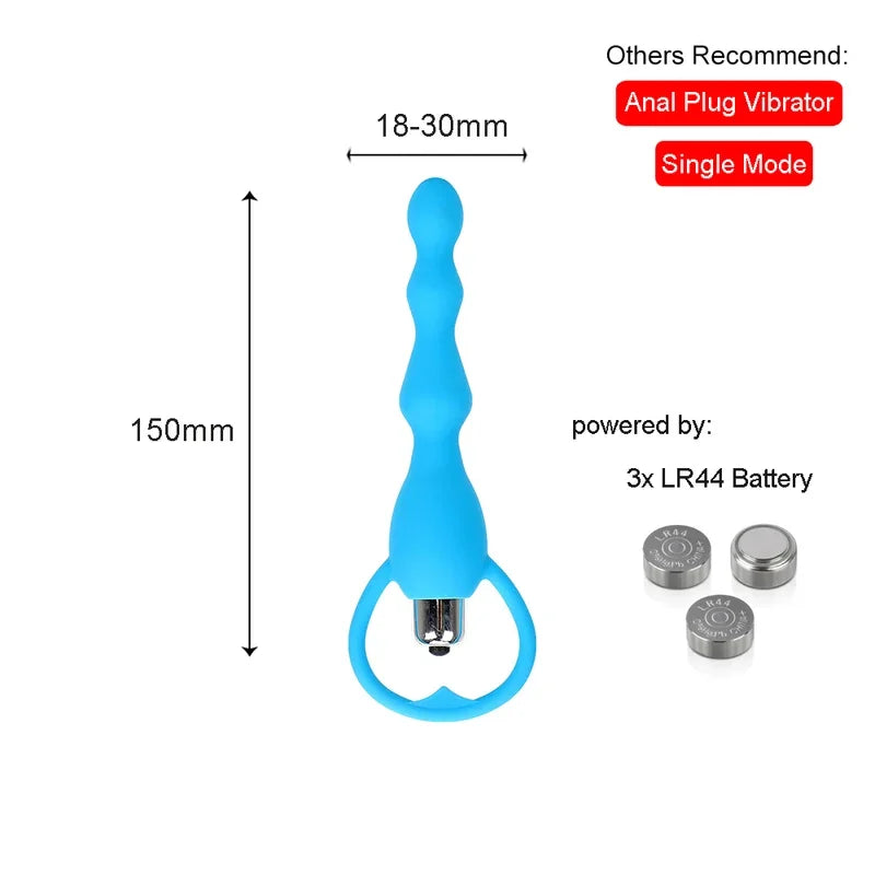 20cm Stick Vibrators  Women Nipple  Stimulator Vaginal Plug Anal Beads  Female Masturbator Sex Toys Men Erotic Goods gtooza.com