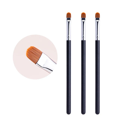 212 Flat Eyebrow Brush Ultrathin Eyebrow Makeup Brushes Flat Eyeliner Brush Thin Eye Liner Brow Contour Beauty Brush Tool