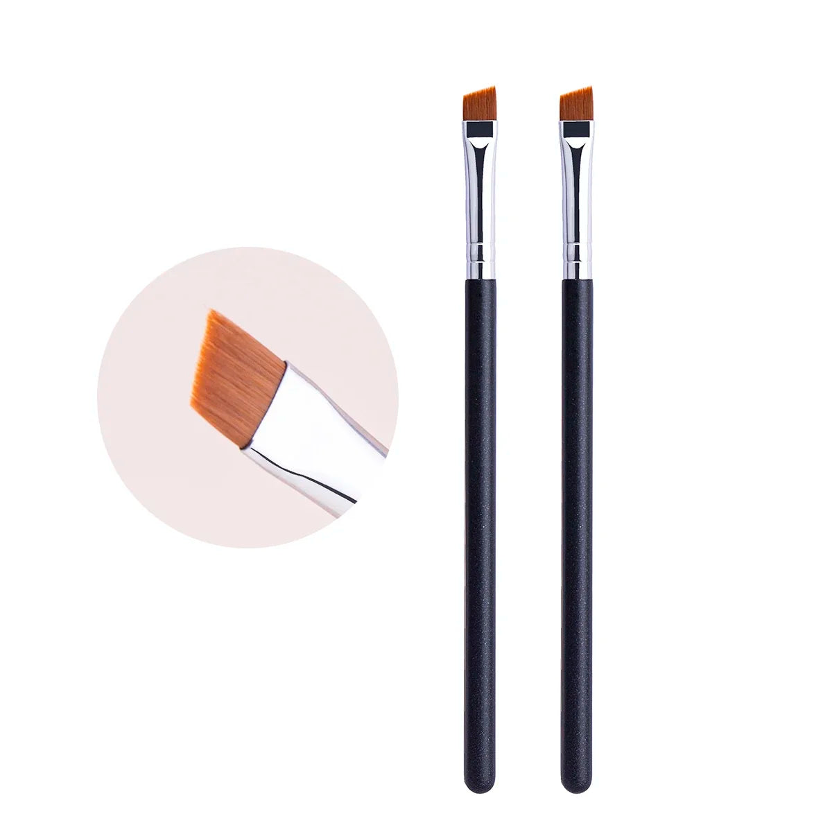 212 Flat Eyebrow Brush Ultrathin Eyebrow Makeup Brushes Flat Eyeliner Brush Thin Eye Liner Brow Contour Beauty Brush Tool