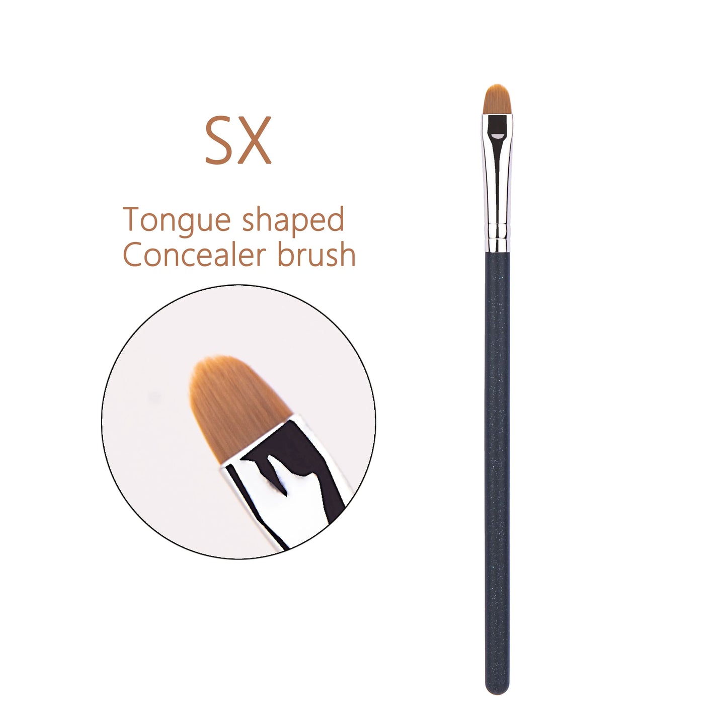 212 Flat Eyebrow Brush Ultrathin Eyebrow Makeup Brushes Flat Eyeliner Brush Thin Eye Liner Brow Contour Beauty Brush Tool